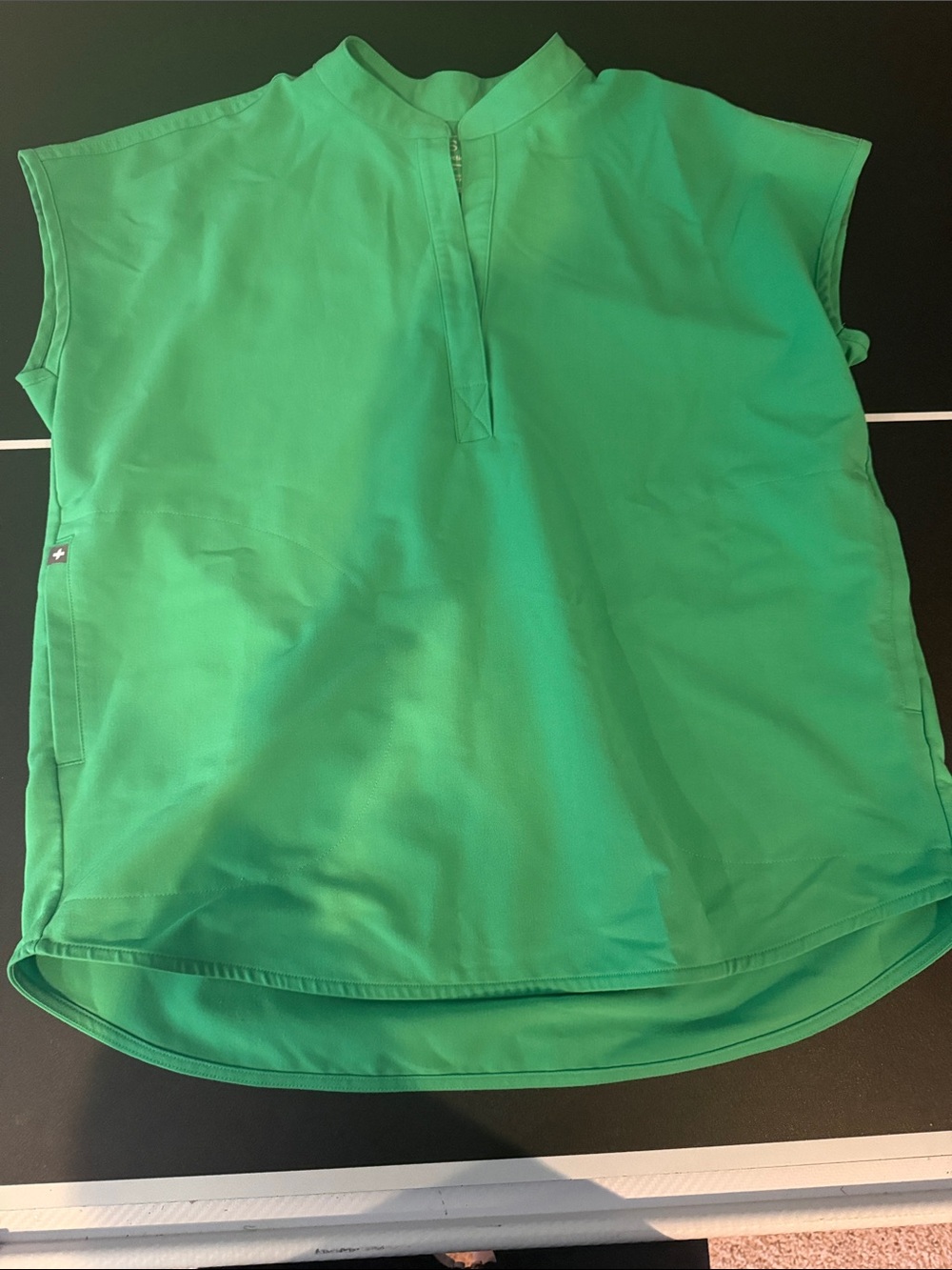 Figs Emerald Green Rafaela Scrub Top-Small